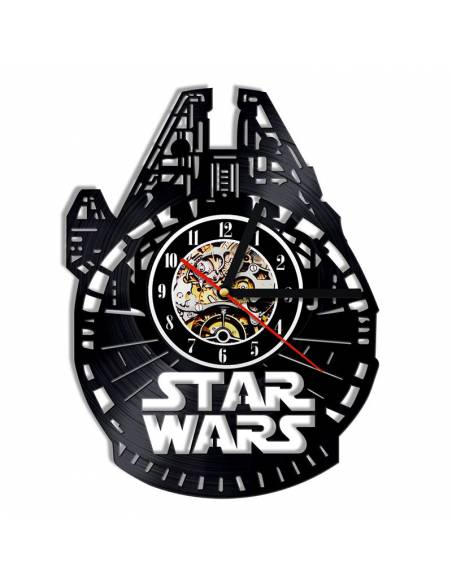 Star Wars Millennium Falcon 01 Vinyl Record Clock - Star Wars Vinyl Record Clock Home Decor Art