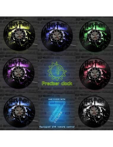 Horloge en disque vinyle 33 tours thème Harry Potter quidditch - L'Atelier  d'Ombeline