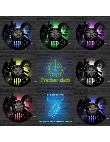 Disque Vinyle Horloge Murale Design Harry Potter Cadeau De Noël