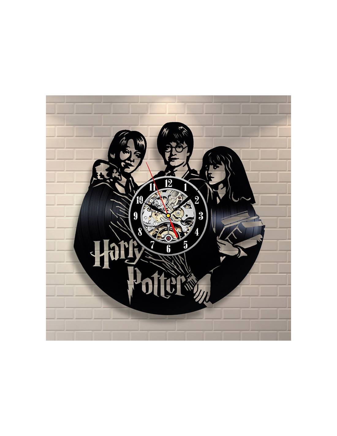 Harry Potter 01 - Horloge disque vinyle déco