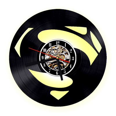 Vinyl record clock with LED - Christmas gift idea ultra trendy